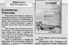 Ecosistemas pastorales.