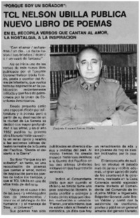 TLC Nelson Ubilla publica nuevo libro de poemas