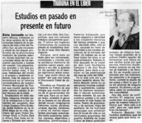 Estudios en pasado en presente en futuro