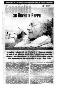 Españoles se llevan a Parra.