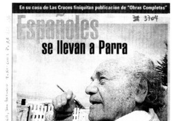 Españoles se llevan a Parra.