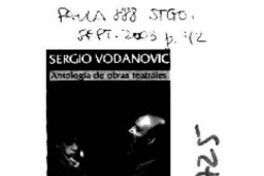 Antología de obras teatrales.