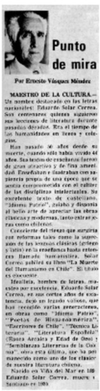 Maestro de la cultura