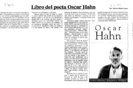 Libro del poeta Oscar Hahn