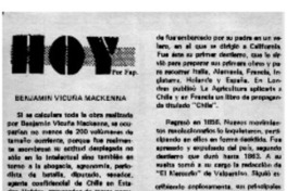 Benjamín Vicuña Mackenna