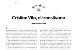 Cristián Vila, el transilvano