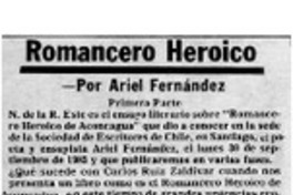 Romancero heroico