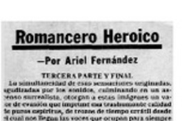 Romancero heroico