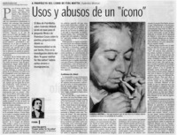 Usos y abusos de un "ícono"