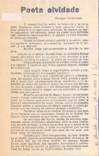 Poeta olvidado