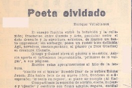 Poeta olvidado