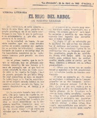 El hijo del árbol