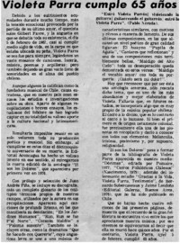 Filman la vida de Nicanor Parra.