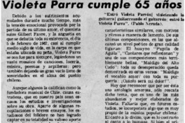 Filman la vida de Nicanor Parra.