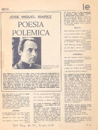 Poesía polémica : [entrevistas]