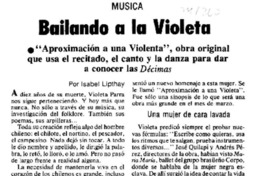 Bailando a la Violeta