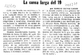 La cueca larga del 19