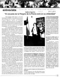 El encanto de la Pérgola de la Flores está en su chilenidad : [entrevistas]