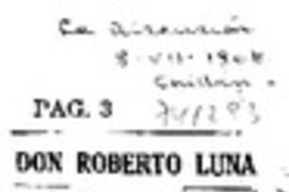 Don Roberto Luna