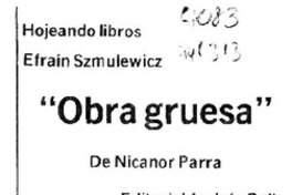 Obra gruesa