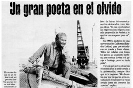 Un gran poeta en el olvido.