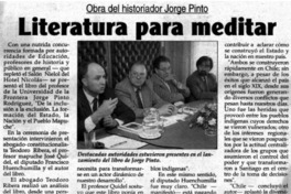 Literatura para meditar.