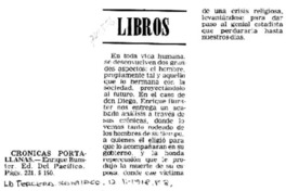Libros: Crónicas portalianas