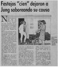 Festejos "cien" dejaron a Jung saboreando su causa.