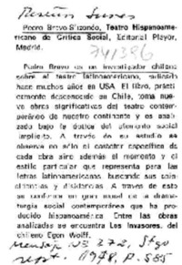 Teatro hispanoamericano de crítica social