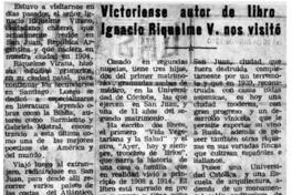 Victoriense autor de libro Ignacio Riquelme V. nos visitó.