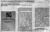 Curso básico de genética humana