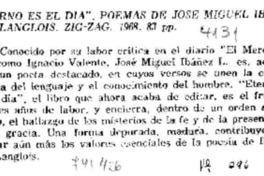 "Eterno es el día".