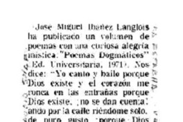 José Miguel Ibáñez Langlois