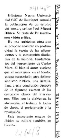 El Marxismo: visión crítica.