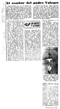 El tambor del padre Valente