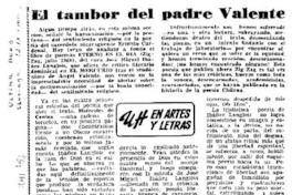 El tambor del padre Valente