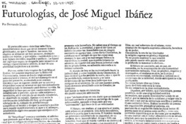 Futurologías, de José Miguel Ibáñez