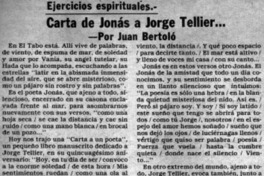 Carta de Jonás a Jorge Tellier...