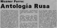 Antología rusa.