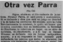 Otra vez Parra