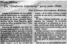 Un "Contacto literario" para todo Chile