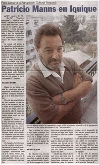 Patricio Manns en Iquique.