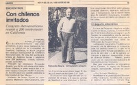 Con chilenos invitados