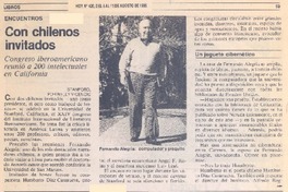 Con chilenos invitados