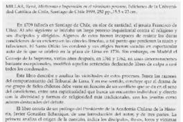 Miticismo e inquisición en el virreinato peruano