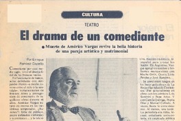 El drama de un comediante