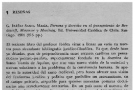 Persona y derecho en el pensamiento de Berdiaieff, Mounier y Maritain