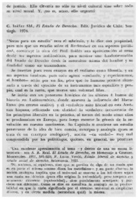 El Estado de Derecho.