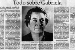 Todo sobre Gabriela: [entrevistas]