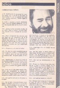 Libros para niños : [entrevistas]